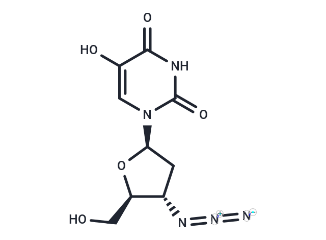 3’-Azido-2’,3’-dideoxy-5-hydroxyuridine