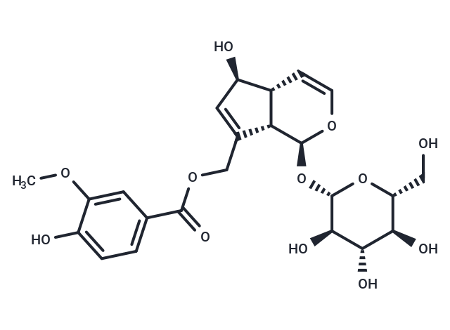 10-O-Vanilloylaucubin