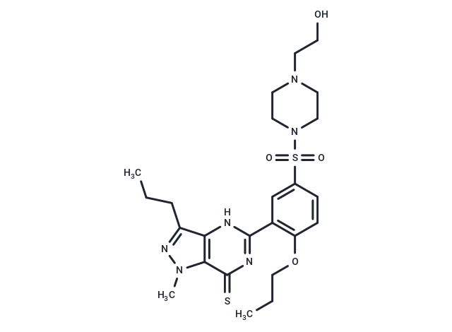 Propoxyphenyl-thiohydroxyhomosildenafil