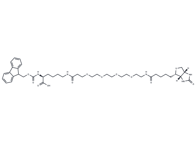 Fmoc-Lys (biotin-PEG4)-OH