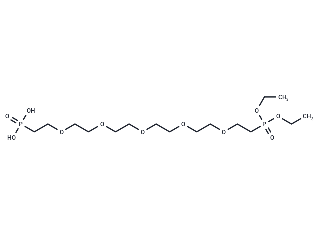 Diethoxy-phosphorylethyl-PEG5-ethylphosphonic acid