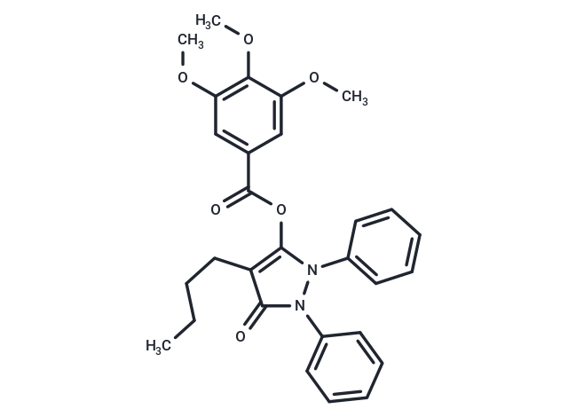 Phenylbutazone trimethylgallate