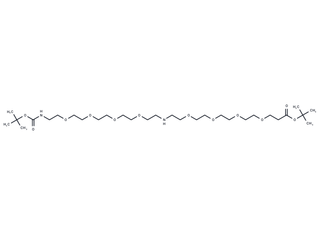 N-(Boc-PEG4)-NH-PEG4-NH-Boc