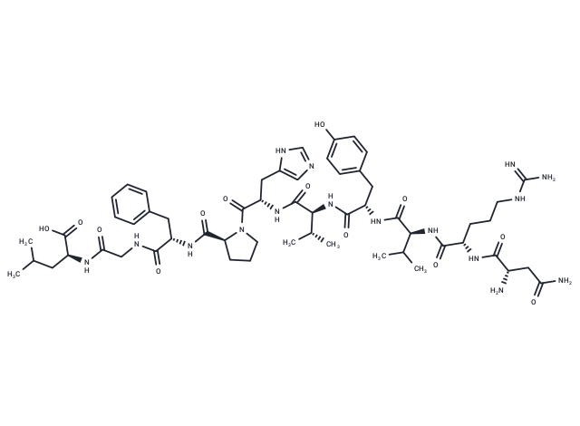 Angiotensin I, asn(1)-val(5)-gly(9)-