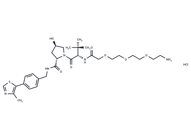 (S,R,S)-AHPC-PEG3-NH2 hydrochloride