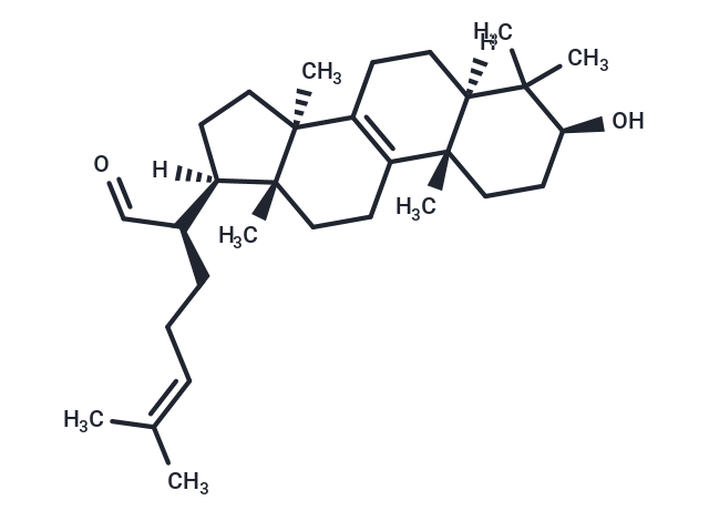 3β-Hydroxylanosta-8,24-dien-21-al