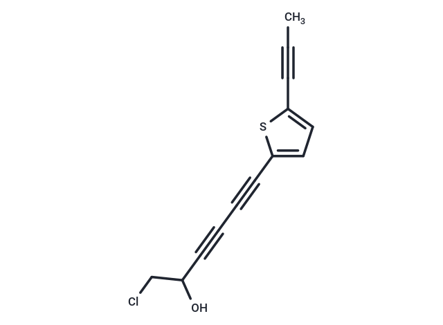 1-Chloro-6-(5-(prop-1-ynyl)thiophen-2-yl)hexa-3,5-diyn-2-ol