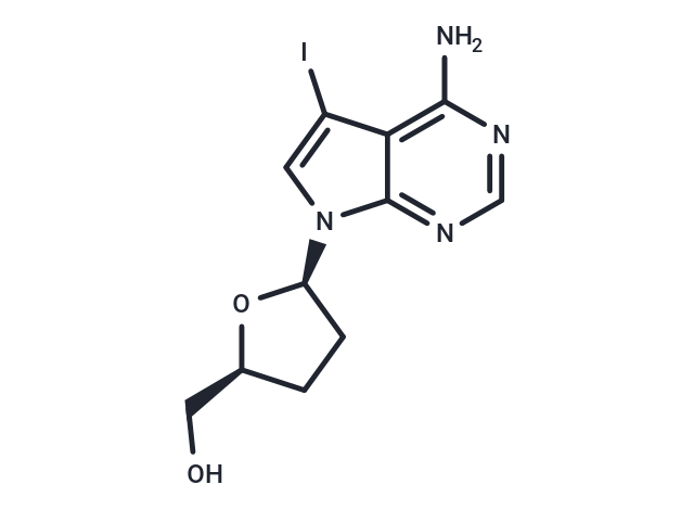 7-Iodo-2',3'-dideoxy-7-deazaadenosine