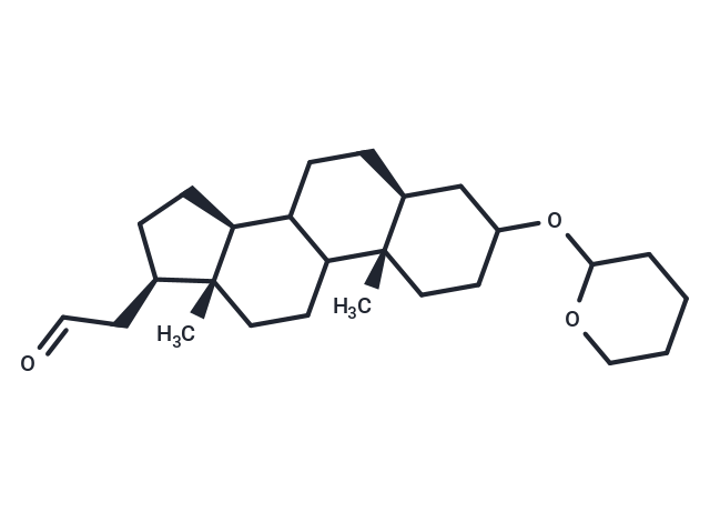 3-(tetrahydro-2H-pyran-2-yloxy)pregnan-21-al