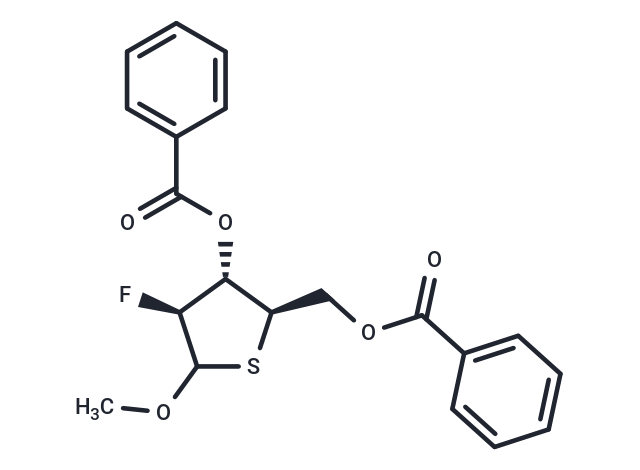 Methyl 2-deoxy-3,5-di-O-benzoyl-2-fluoro-4-thio-D-arabinopentofuranoside