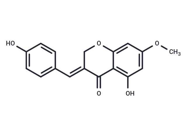 5-Hydroxy-7-methoxy-3-(4-hydroxybenzylidene)chroman-4-one