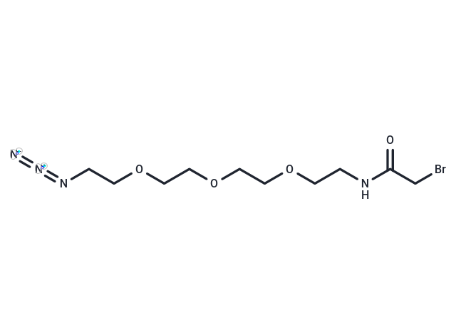 Bromoacetamido-PEG3-azide