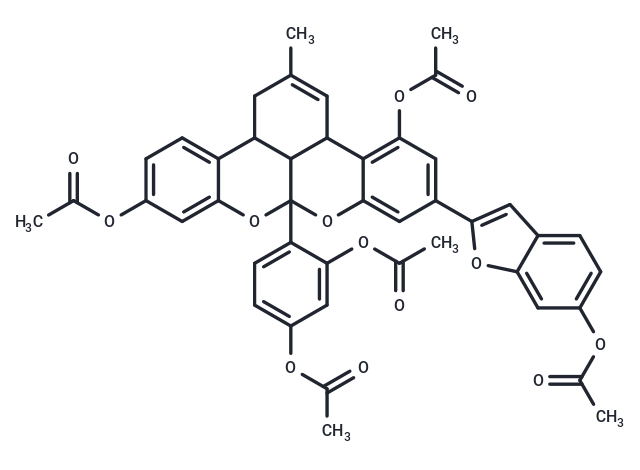 Mulberrofuran G pentaacetate