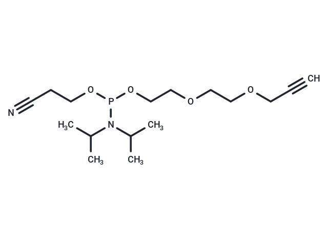 Propargyl-PEG3-1-o-(b-cyanoethyl-N,N-diisopropyl)phosphoramidite