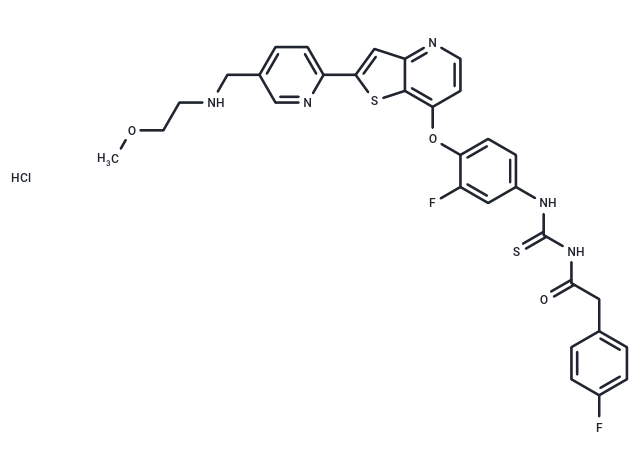 Glesatinib hydrochloride