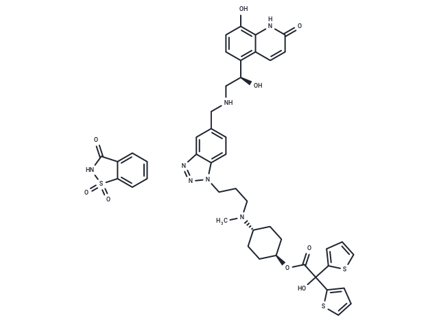 Navafenterol saccharinate