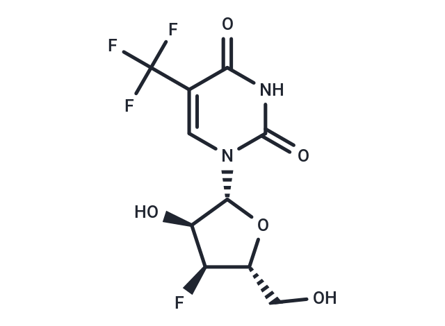 3’-Deoxy-3’-fluoro-5-trifluoromethyluridine