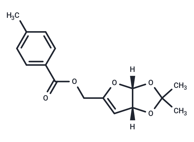 3-Deoxy-1,2-O-isopropylidene-5-O-(p-toluoyl)- α-D-glycero-pent-3-enofuranose