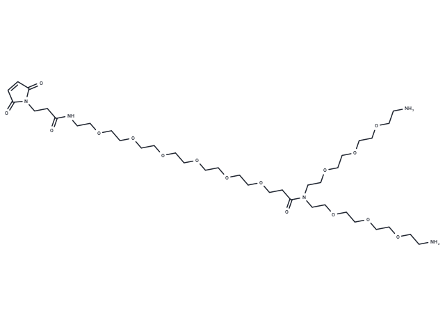 N-(Mal-PEG6)-N-bis(PEG3-amine)