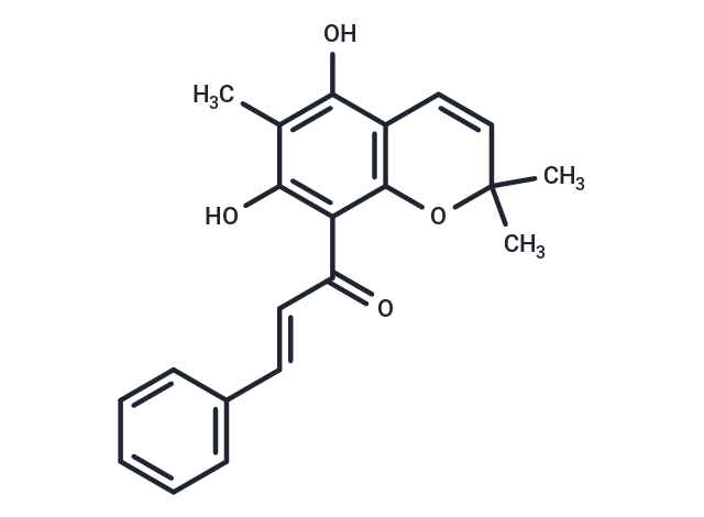 8-Cinnamoyl-5,7-dihydroxy-2,2,6-trimethylchromene