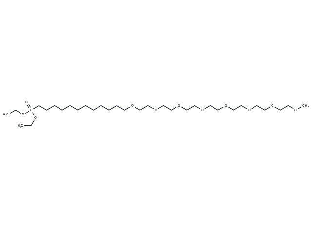 m-PEG8-(CH2)12-phosphonic acid ethyl ester