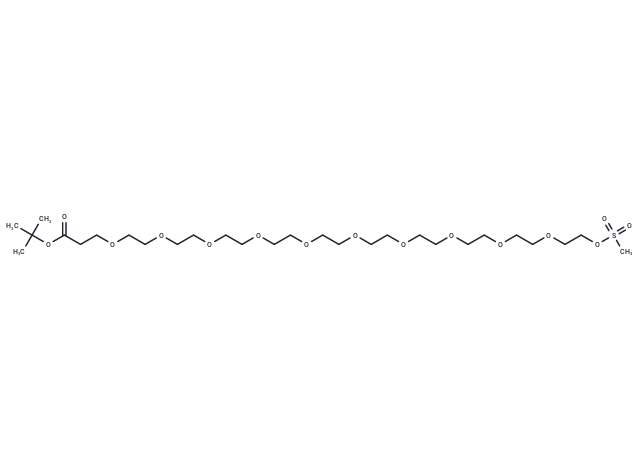 Ms-PEG10-t-butyl ester