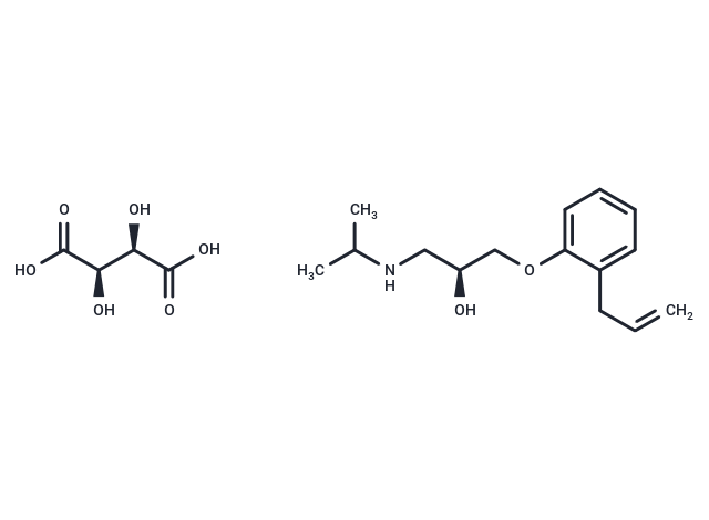 Alprenolol tartrate, (S)-