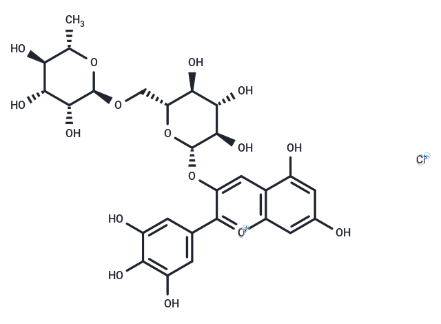 Delphinidin 3-rutinoside chloride