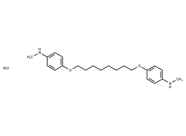 Aniline, 4,4'-(octamethylenedioxy)bis(N-methyl-, dihydrochloride