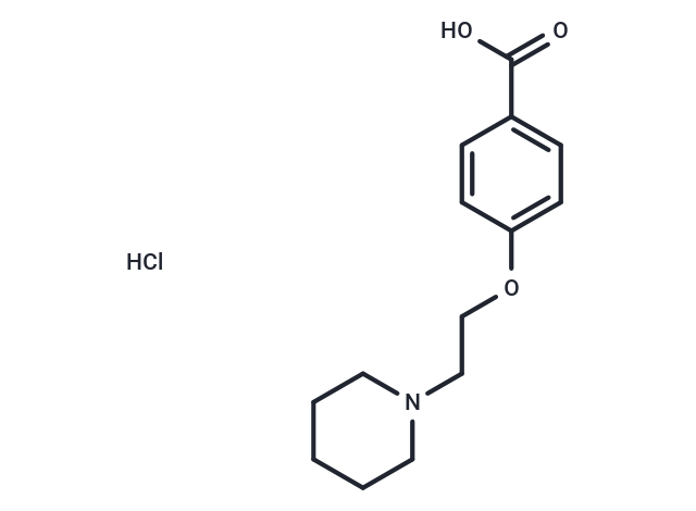 4-[2-(1-Piperidyl)ethoxy]benzoic Acid Hydrochloride