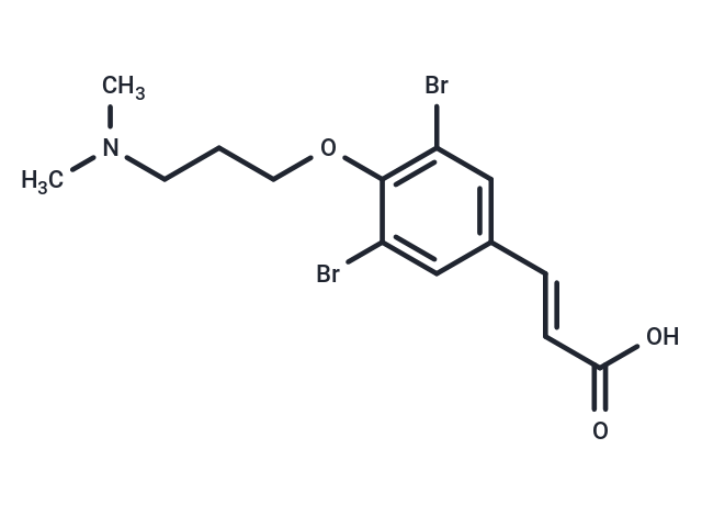 3,5-Dibromo-4-[3-(dimethylamino)propoxy]cinnamic acid