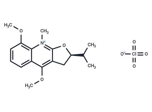 Lunasine perchlorate, (-)-