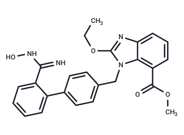 Methyl 2-ethoxy-1-((2'-(N-hydroxycarbamimidoyl)-[1,1'-biphenyl]-4-yl)methyl)-1H-benzo[d]imidazole-7-carboxylate