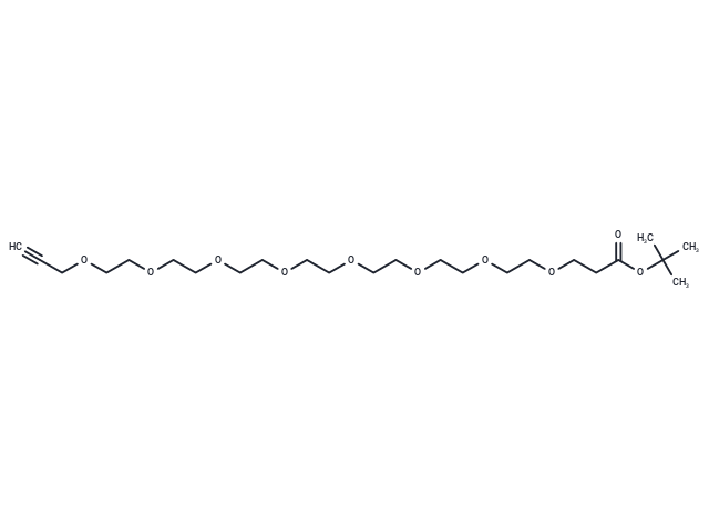 Propargyl-PEG8-Boc