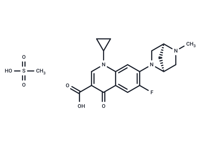 Danofloxacin mesylate