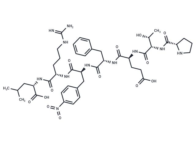 H-Pro-Thr-Glu-Phe-p-nitro-Phe-Arg-Leu-OH