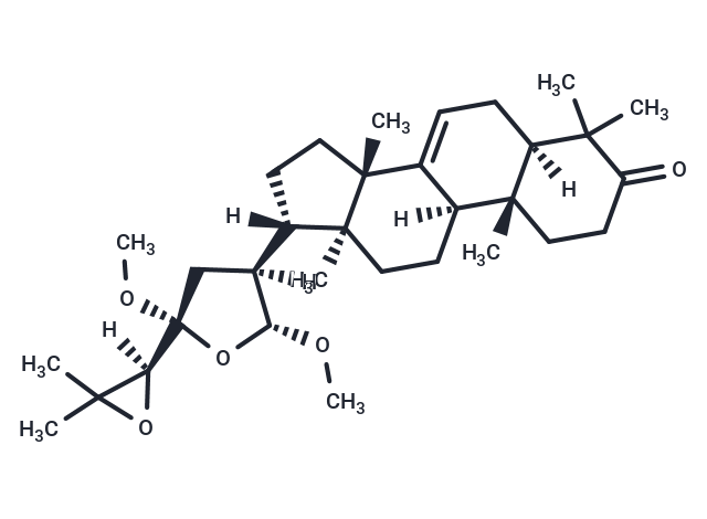 21,23:24,25-Diepoxy-21,23-dimethoxytirucall-7-en-3-one