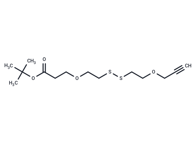 Propargyl-PEG1-SS-PEG1-C2-Boc