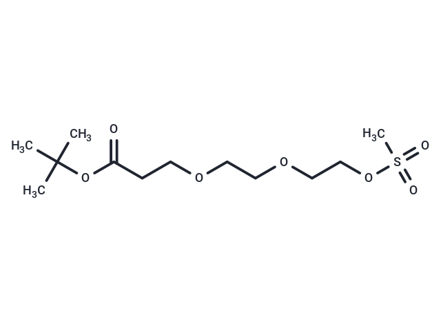 Ms-PEG2-C2-Boc