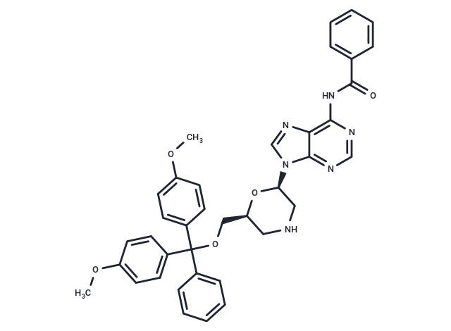 N6-Benzoyl-7'-O-DMT-morpholino adenine