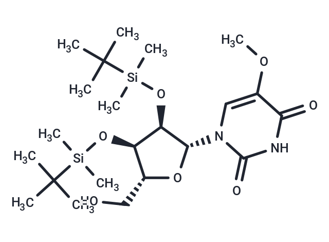 2’,3’-Bis(O-(t-butyldimethylsilyl)-5-methoxyuridine