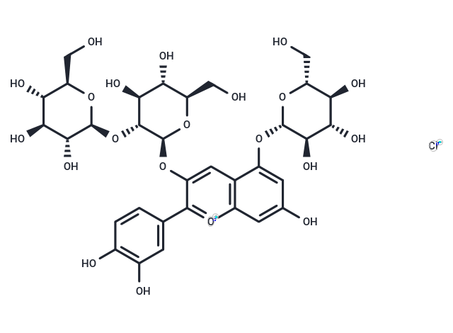 Cyanidin 3-sophoroside-5-glucoside