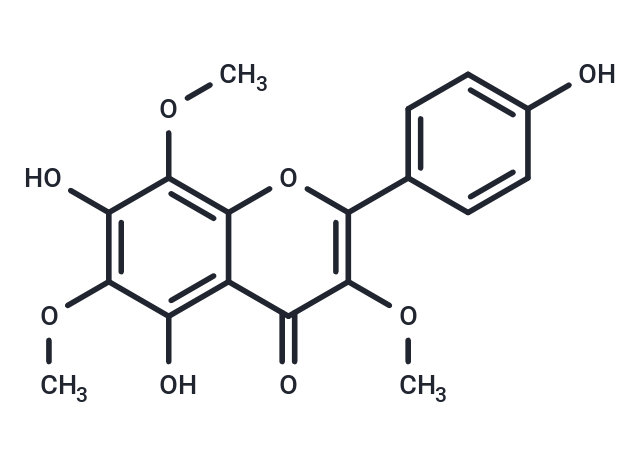 4',5,7-Trihydroxy 3,6,8-trimethoxyflavone