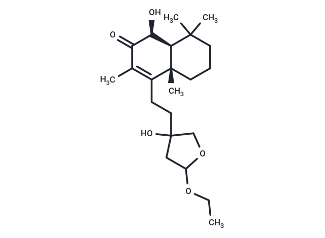 15,16-Epoxy-15-ethoxy-6beta,13-dihydroxylabd-8-en-7-one