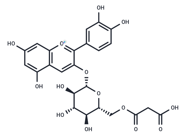 Cyanidin 3-(6"-malonylglucoside)