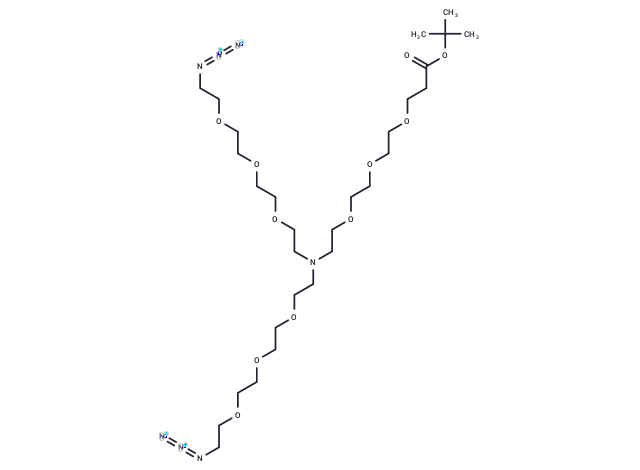 N-(Boc-PEG3)-N-bis(PEG3-azide)