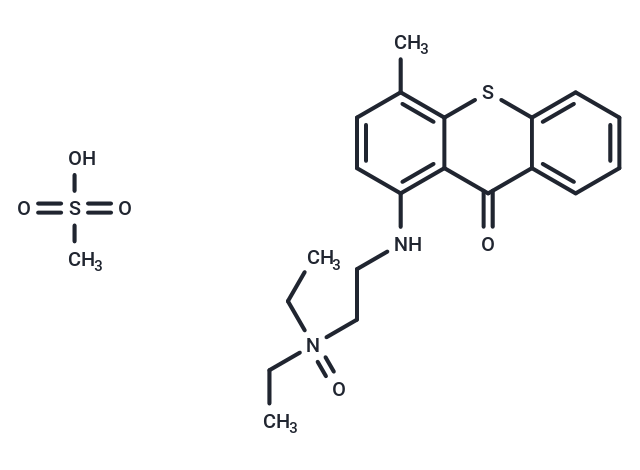 Lucanthone N-oxide monomethanesulfonate