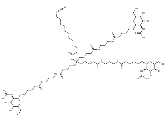 tri-GalNAc-PEG3-Azide