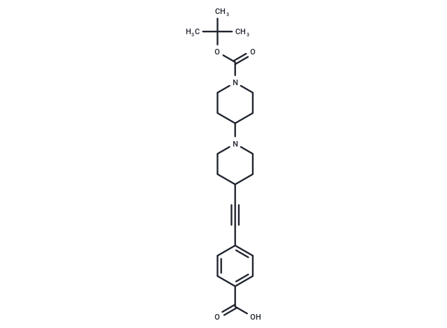 Boc-bipiperidine-ethynylbenzoic acid