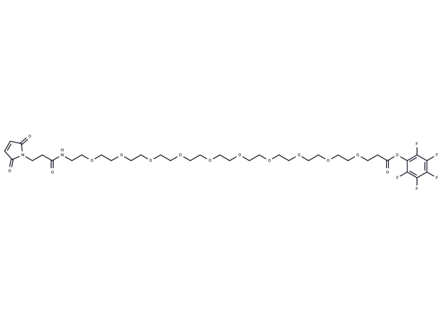 Mal-NH-PEG10-CH2CH2COOPFP ester